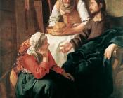 约翰尼斯维米尔 - Christ in the House of Martha and Mary